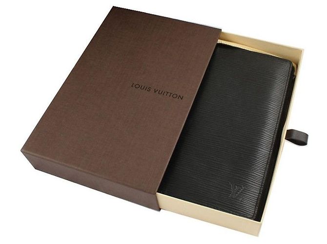Louis Vuitton Epi Black Brazza Wallet Long Wallet - view 6