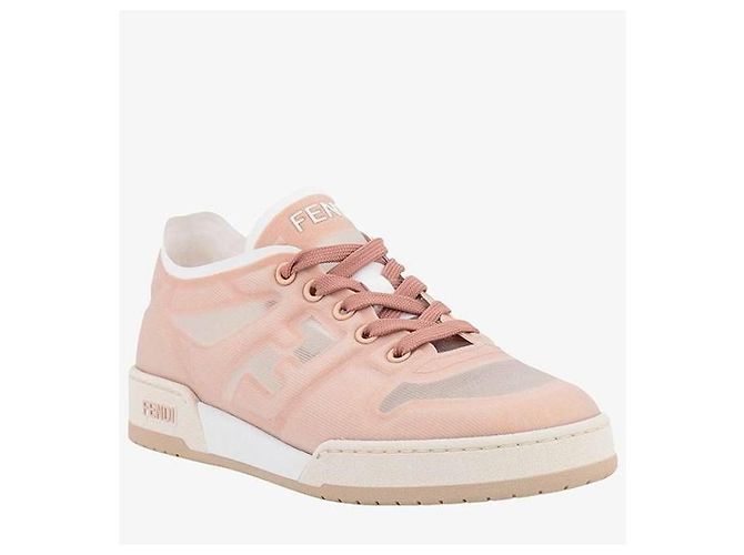 Fendi Sneakers basse in mesh - vista 5