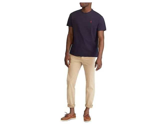 Ralph Lauren Jersey T-Shirt mit besticktem Pony-Logo Blau - Ansicht 4