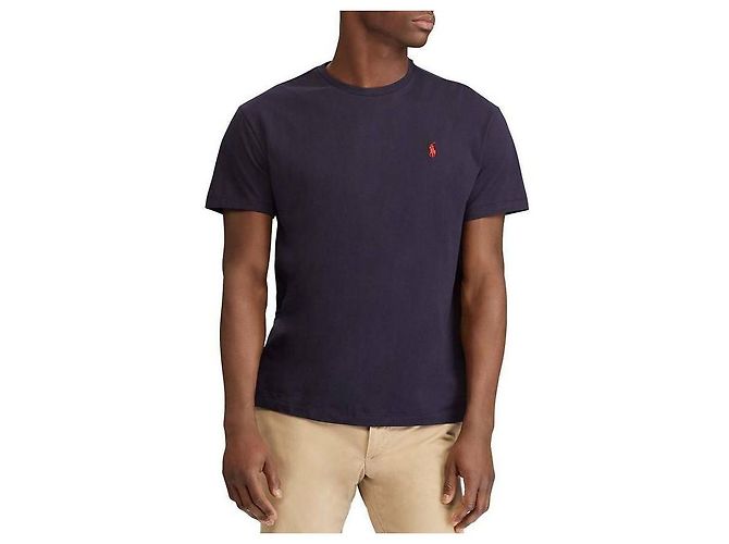 Ralph Lauren Jersey T-Shirt mit besticktem Pony-Logo Blau - Ansicht 5