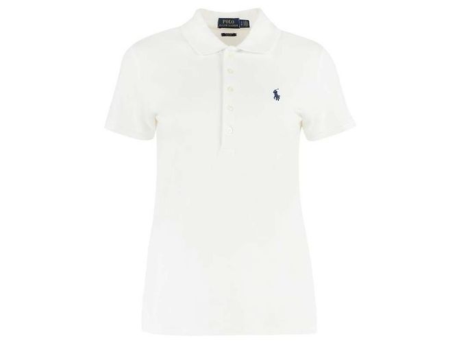 Ralph Lauren Polo de algodão stretch com mangas curtas Branco - vista 4