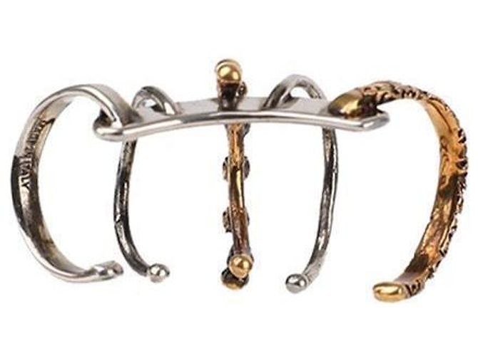 Alexander Mcqueen Ear Cuff Punk Plata - vista 5