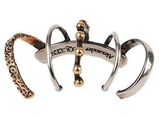 Alexander Mcqueen Ear Cuff Punk Plata - vista 6