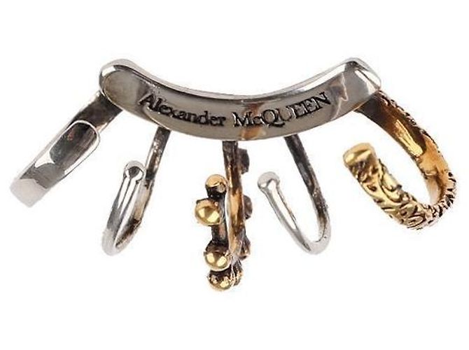 Alexander Mcqueen Ear Cuff Punk Plata - vista 7