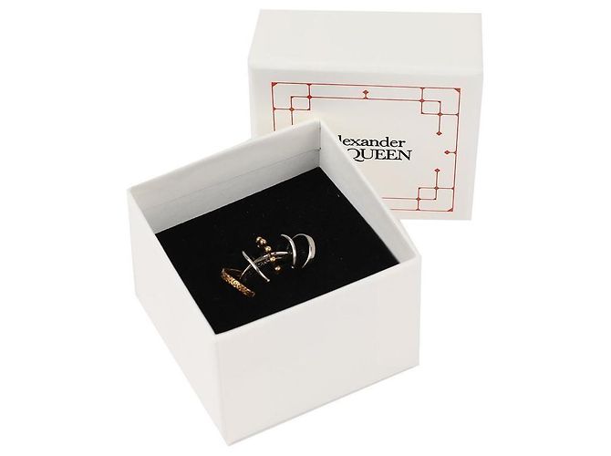 Alexander Mcqueen Ear Cuff Punk Plata - vista 8