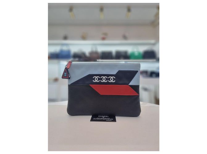 Chanel Bolso de Mano de Cordero Generación Azul - vista 10