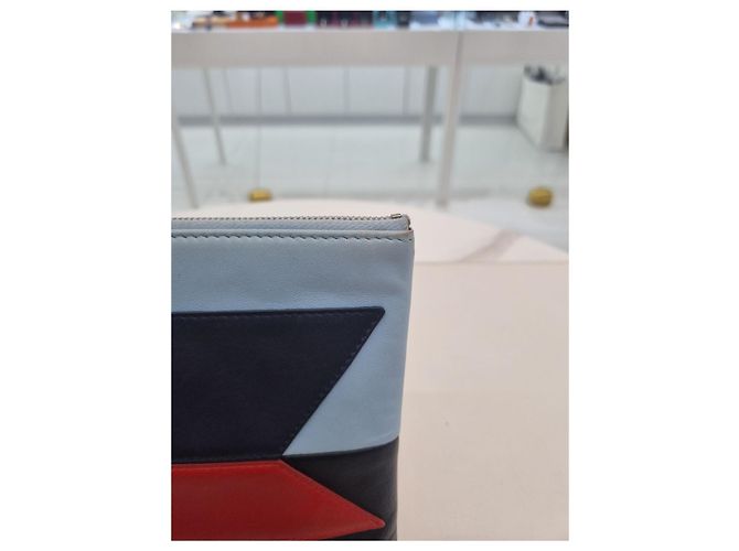 Chanel Bolso de Mano de Cordero Generación Azul - vista 23