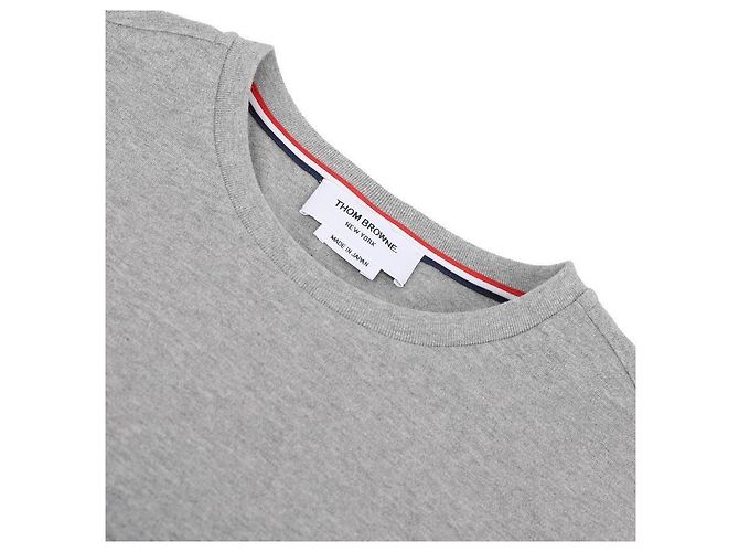 Thom Browne Kurzarm-T-Shirt aus Baumwolle Rugby - Ansicht 6