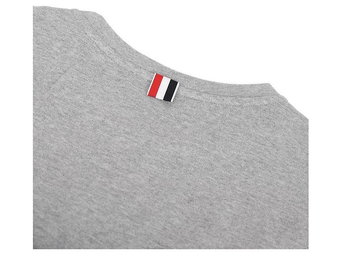 Thom Browne Kurzarm-T-Shirt aus Baumwolle Rugby - Ansicht 7