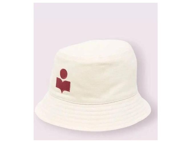 Isabel Marant Cappello Bucket ECRD Rosso - vista 4