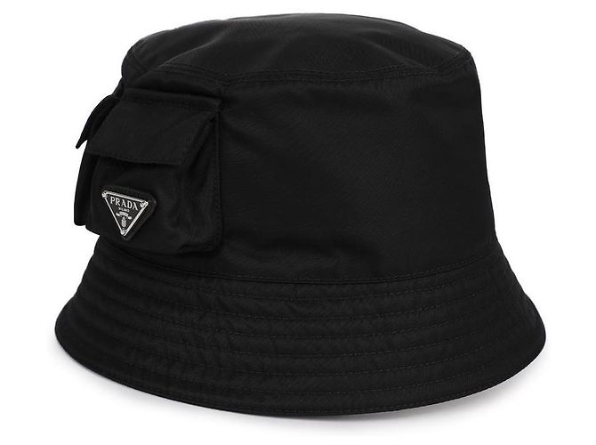 Prada Cappello Bucket in Re-Nylon - vista 5
