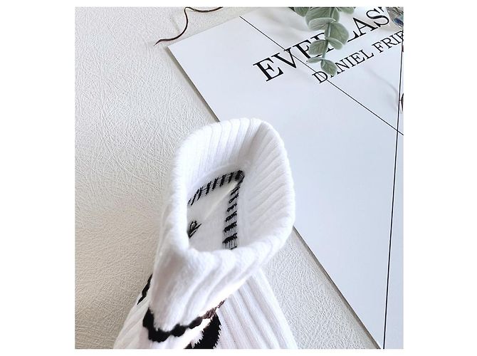 Burberry Calze sportive Monogram TB Nero Bianco - vista 19