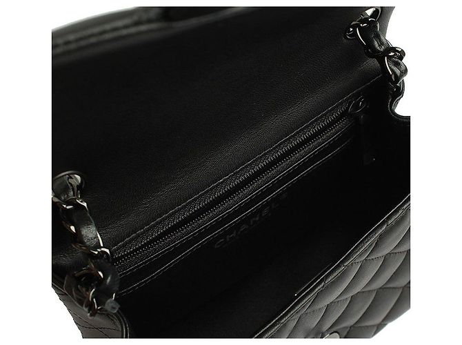 Chanel Mini Crossbody Ramskin Tutto Nero Serie - vista 5