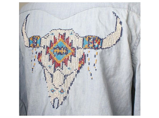 Camisa con aplique de cuentas Denim Supply de Ralph Lauren Multicolor - vista 4