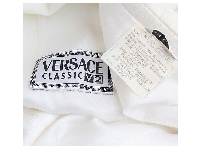 Versace Weiße Jacke Silber - Ansicht 3