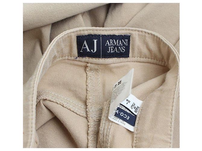 Pantalones de denim beige arena Armani Jeans Naranja - vista 3