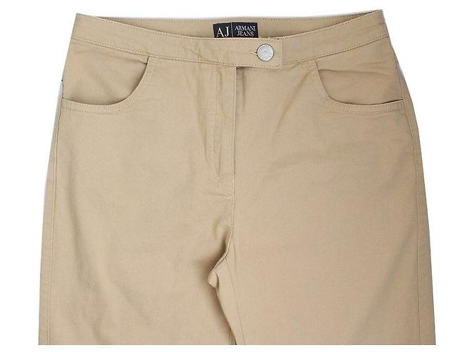 Pantalones de denim beige arena Armani Jeans Naranja - vista 4