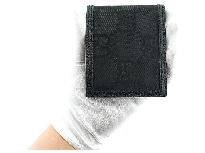 Gucci Men's Canvas Wallet Black - view 16