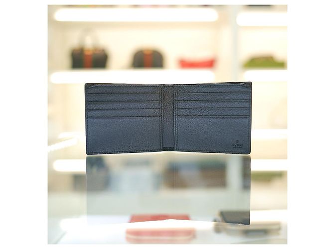 Gucci Men's Canvas Wallet Black - view 5