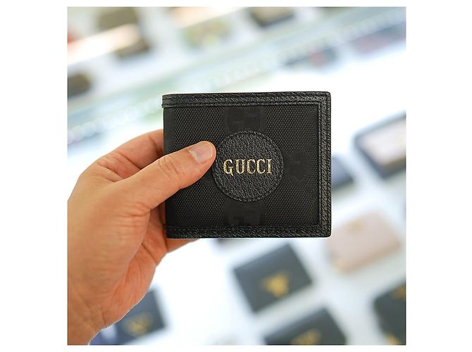 Gucci Men's Canvas Wallet Black - view 7