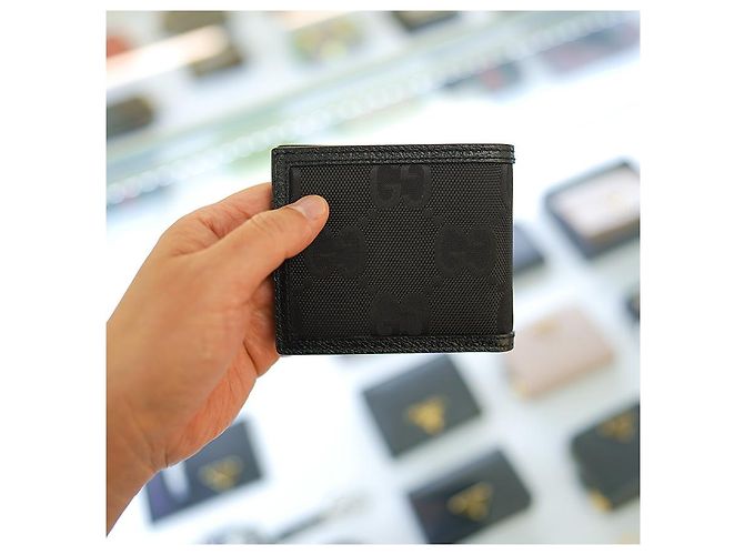 Gucci Men's Canvas Wallet Black - view 8