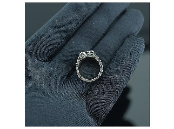 Gucci Anillo de Corazón Negro - vista 11