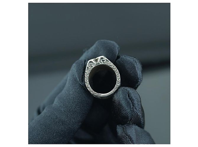 Gucci Anillo de Corazón Negro - vista 13