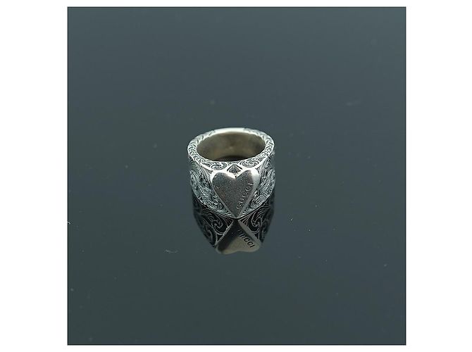 Gucci Anillo de Corazón Negro - vista 4