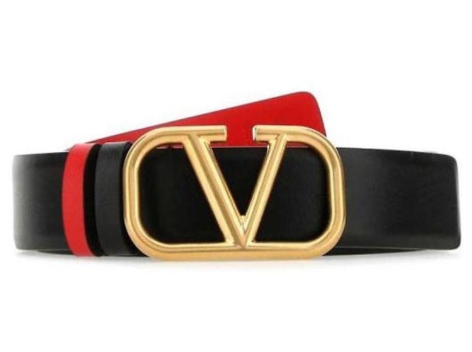 Valentino Cinturón reversible con logo de firma - vista 4