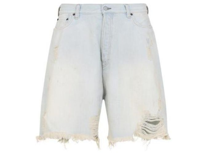 Acne Shorts en denim déchirés - vue 5