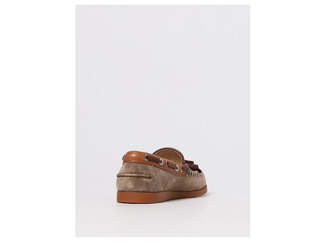 Valentino Crust Leather Boat Shoes BTL AMV - view 6