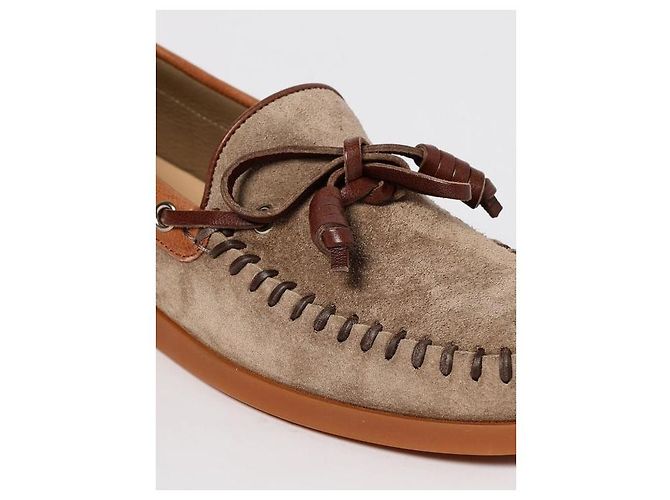Valentino Crust Leather Boat Shoes BTL AMV - view 7