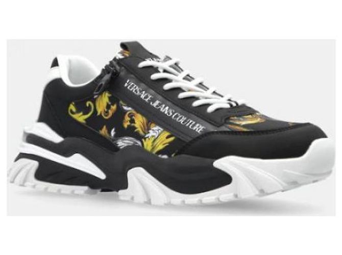 Versace Detaillierte Logo-Low-Top-Sneaker - Ansicht 4