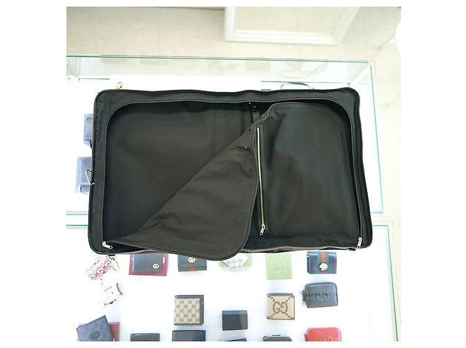 Gucci Borsa da viaggio in tessuto carbone, grande dimensione, unisex Marrone - vista 21