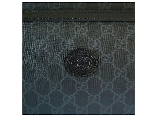 Gucci Borsa da viaggio in tessuto carbone, grande dimensione, unisex Marrone - vista 6