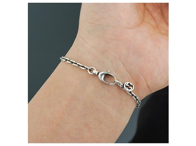 Gucci Bracciale da uomo in argento unisex, regalo di lusso - vista 11