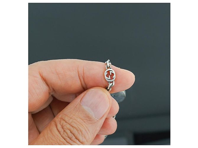 Gucci Bracciale da uomo in argento unisex, regalo di lusso - vista 16