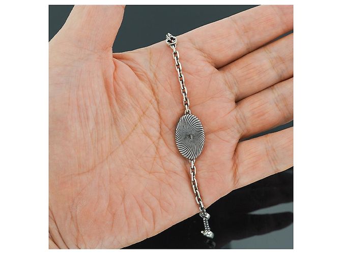 Gucci Bracciale da uomo in argento unisex, regalo di lusso - vista 19
