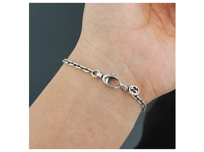 Gucci Bracciale da uomo in argento unisex, regalo di lusso - vista 2