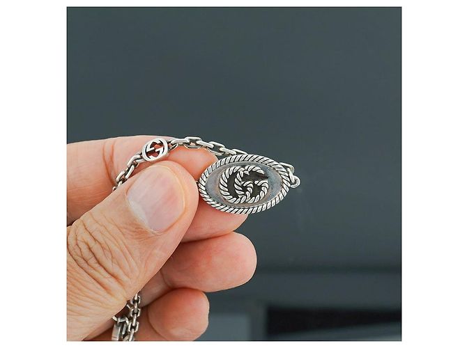 Gucci Bracciale da uomo in argento unisex, regalo di lusso - vista 6