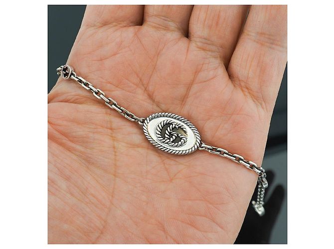 Gucci Bracciale da uomo in argento unisex, regalo di lusso - vista 7