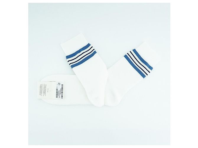 Gucci Calze bianche da uomo in misto cotone jacquard con logo GG Bianco - vista 19