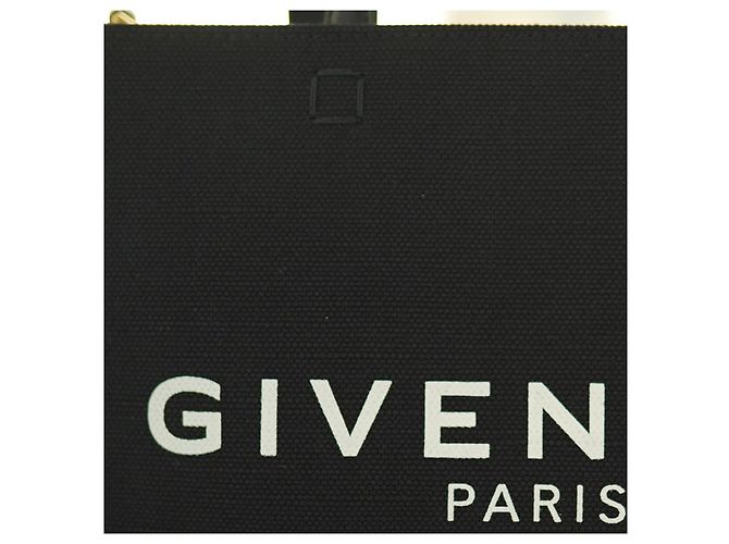 Givenchy Damentasche klein aus schwarzem Canvas, zwei-Wege-Tasche, Luxus-Tasche Weiß - Ansicht 16