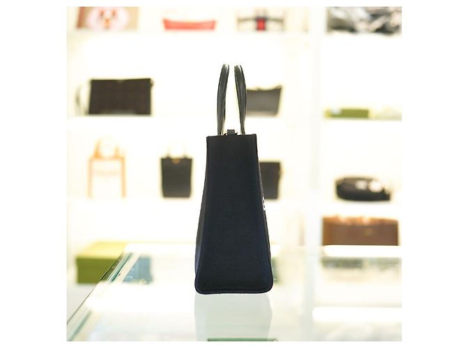 Givenchy Damentasche klein aus schwarzem Canvas, zwei-Wege-Tasche, Luxus-Tasche Weiß - Ansicht 5