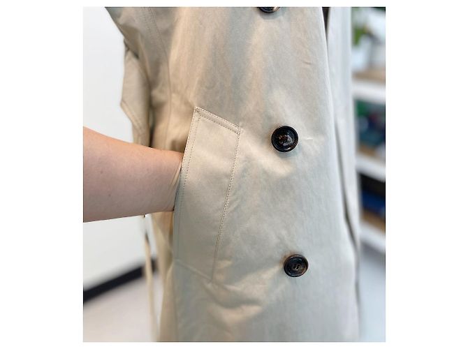 Burberry Harbourne Langer Stein-Trenchcoat Braun - Ansicht 11