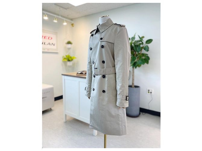 Burberry Harbourne Langer Stein-Trenchcoat Braun - Ansicht 23