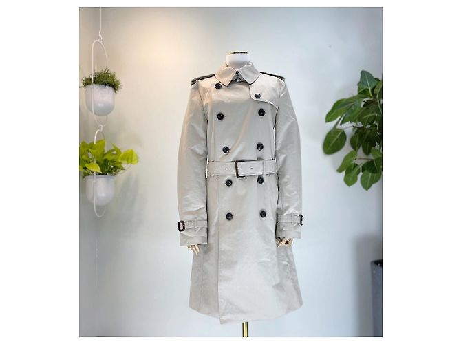 Burberry Harbourne Langer Stein-Trenchcoat Braun - Ansicht 26