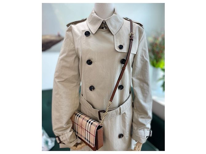 Burberry Harbourne Langer Stein-Trenchcoat Braun - Ansicht 27