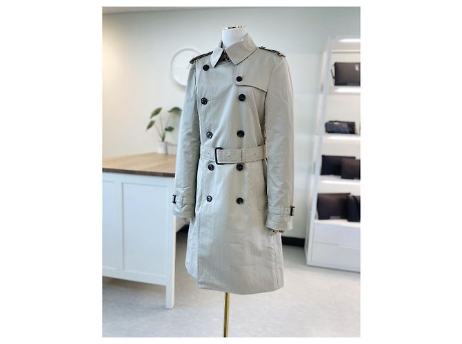 Burberry Harbourne Langer Stein-Trenchcoat Braun - Ansicht 7