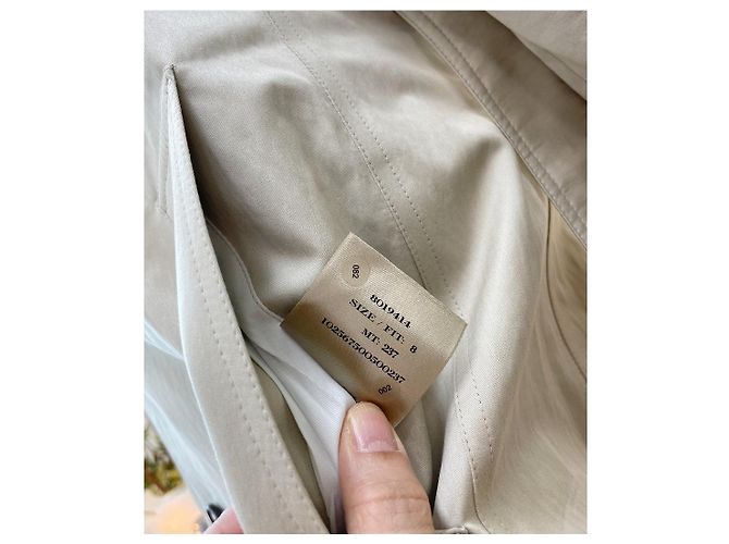 Burberry Harbourne Langer Stein-Trenchcoat Braun - Ansicht 8